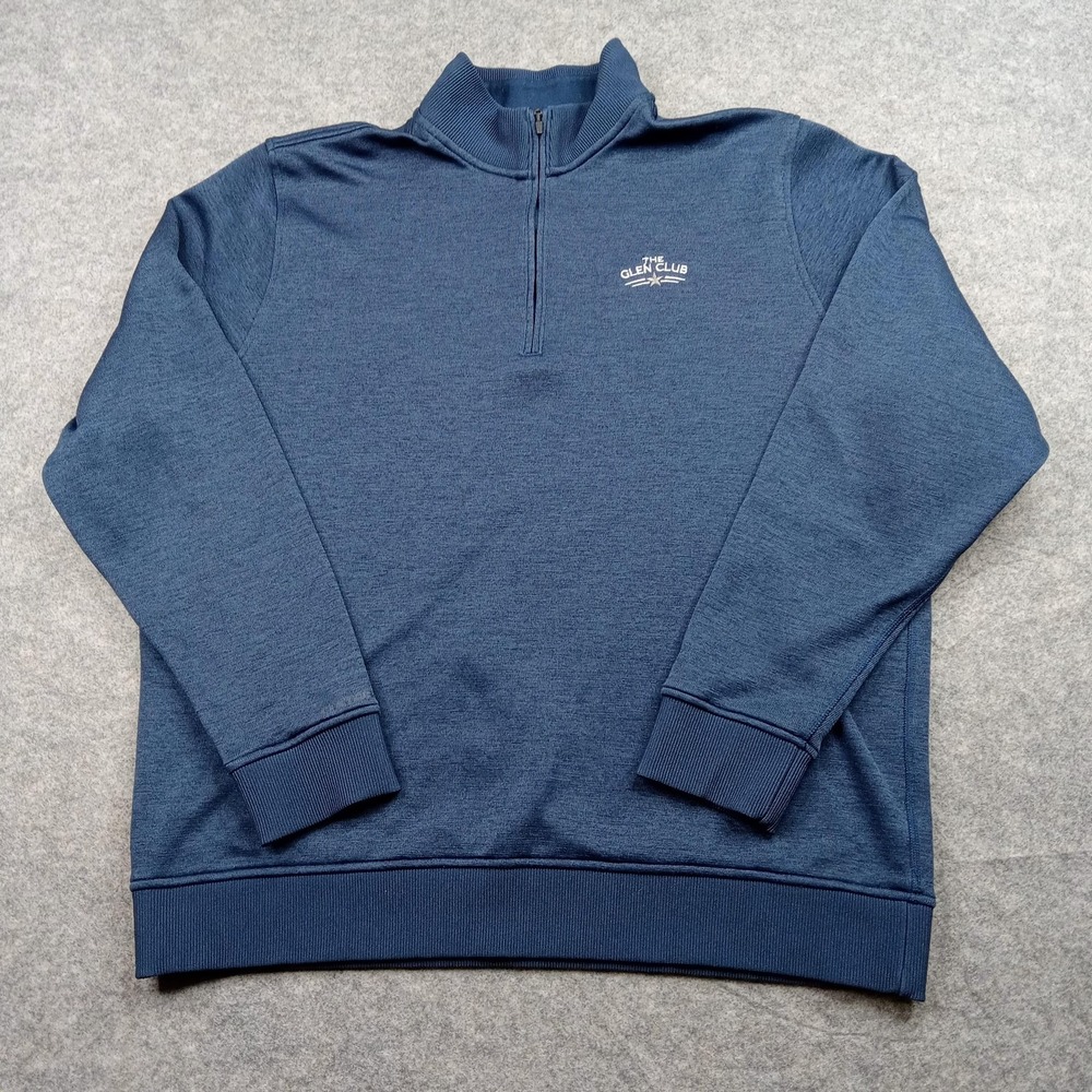 Under Armour Pullover Mens Extra Large XL Quarter 1/4 Zip Glen Club Golf Loose
